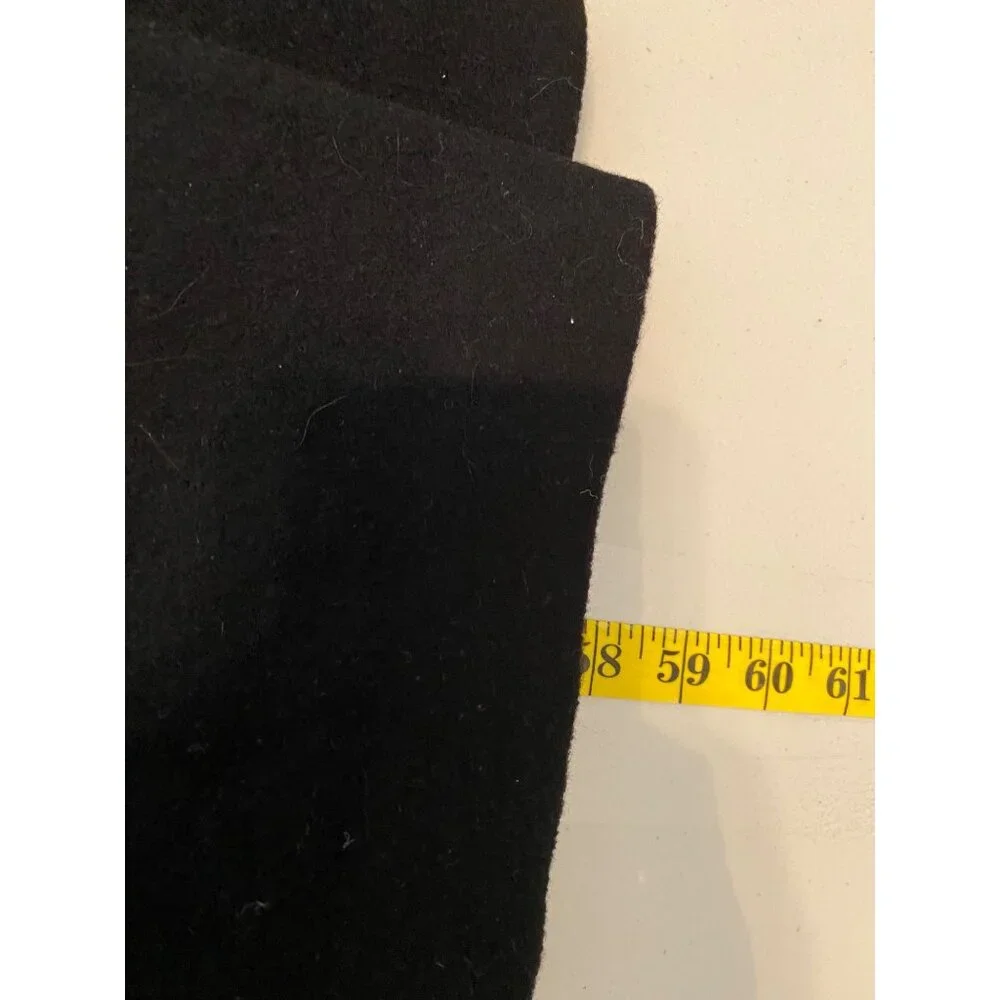 Loring Black Wool Long Full Length Princess Frock Coat 100% Pure Wool USA - Picture 7 of 12
